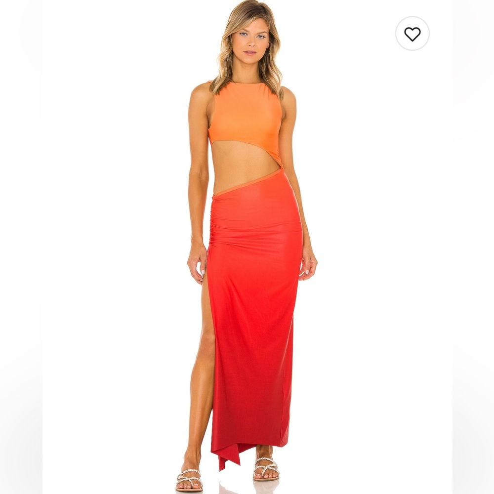 X Revolve Maasai Dress in Sunset Ombré by Agua Bendita